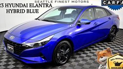 2023 Hyundai Elantra Hybrid Blue