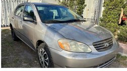 2003 Toyota Corolla CE
