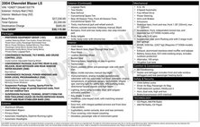 2004 Chevrolet Blazer LS