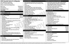 2025 Hyundai Santa Fe Calligraphy