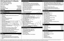 2023 Hyundai Santa Fe Calligraphy